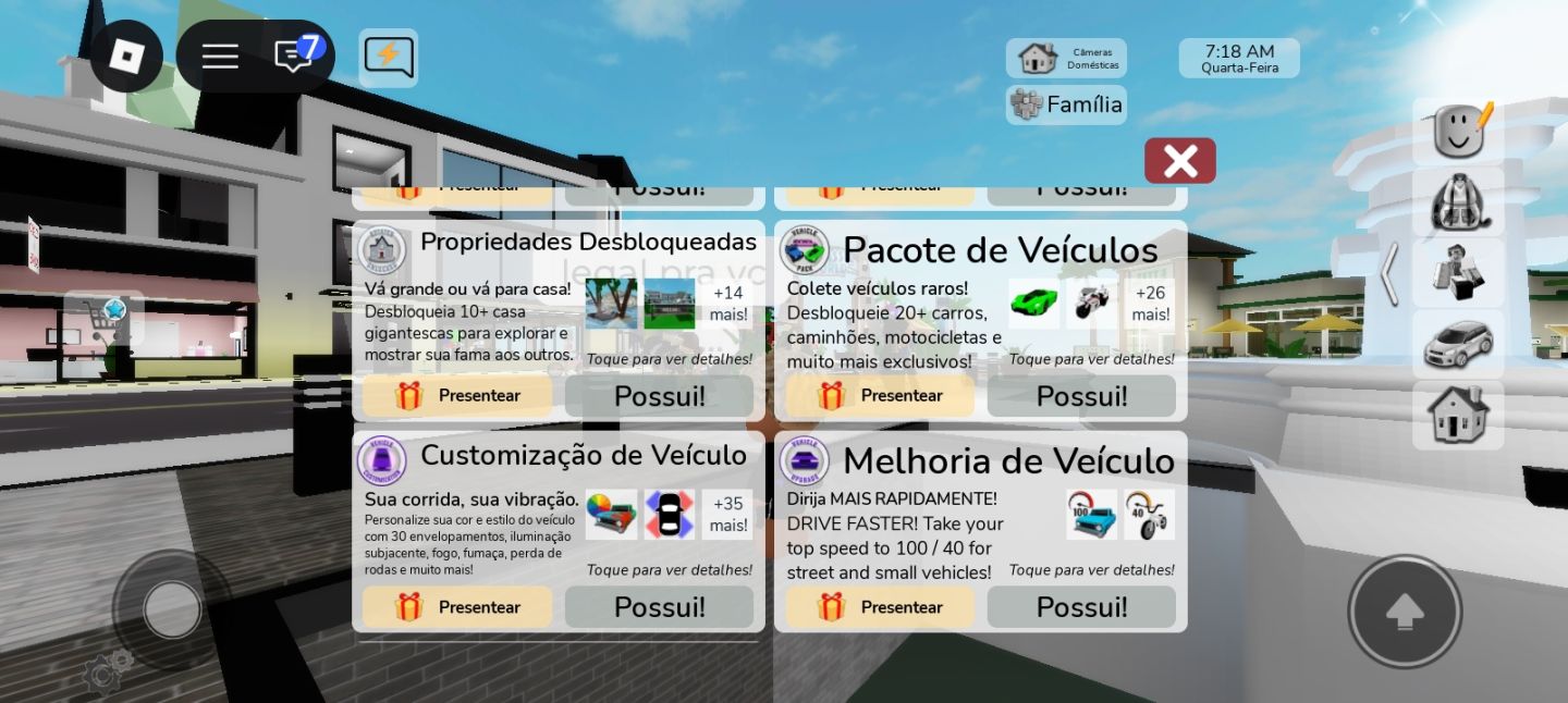Conta de Roblox no preço dou desconto