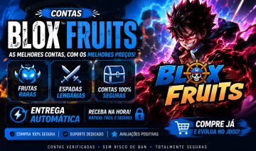 CONTAS UPADAS DE BLOX FRUITS