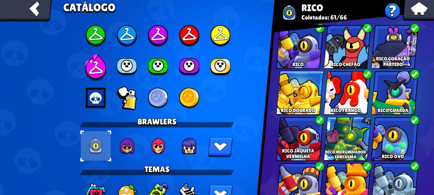 CONTA DE BRAWL STAR COM 39K+ TROFÉUS E MUITAS SKINS