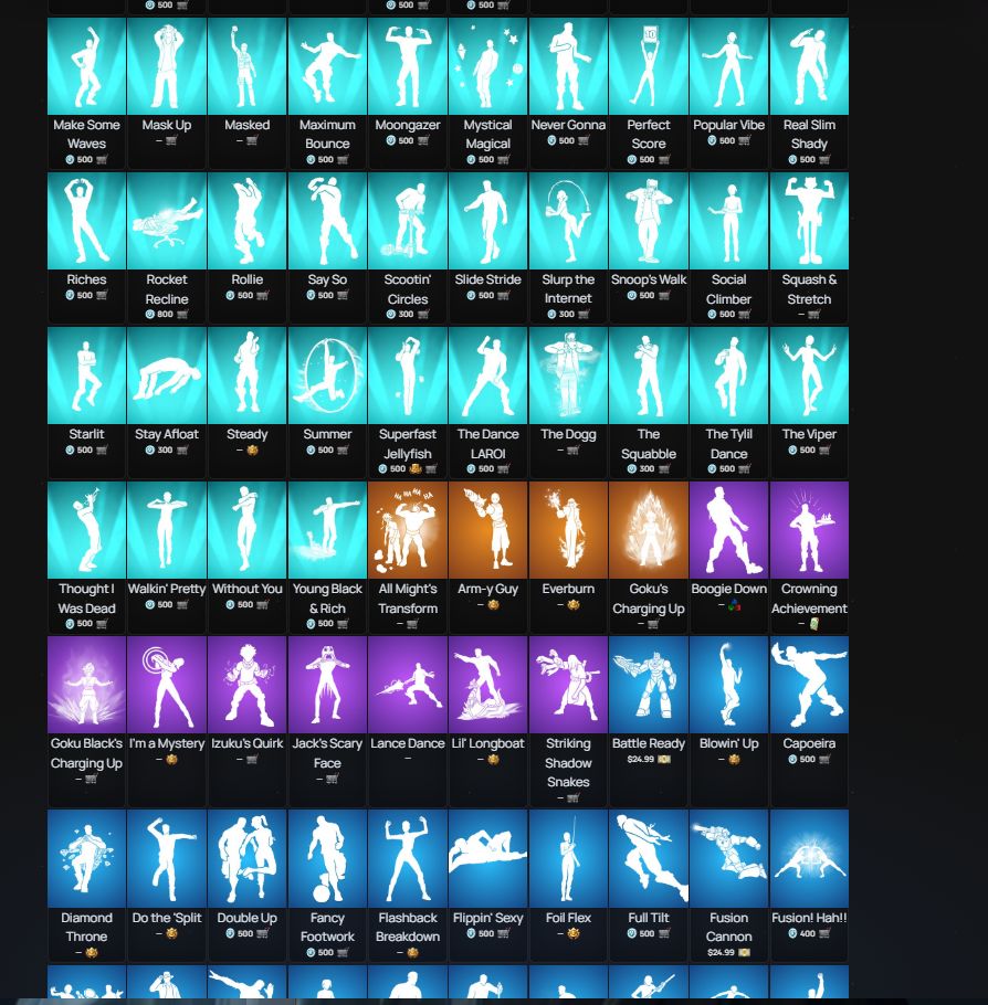 Conta Fortnite RARA a VENDA com +260 skins + 240 emotes