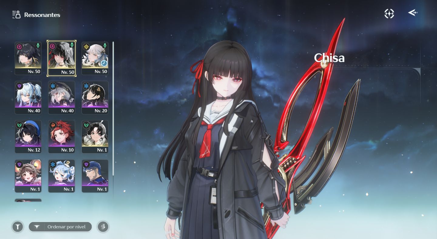 Chisa + Arma - Conta lvl 21