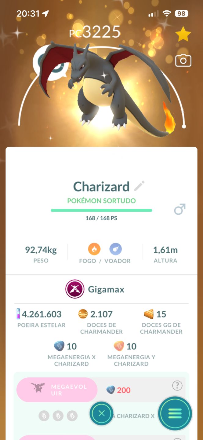 Conta Pokémon Go, MewTwo de armadura, mais de 100 shinys e shundos et.
