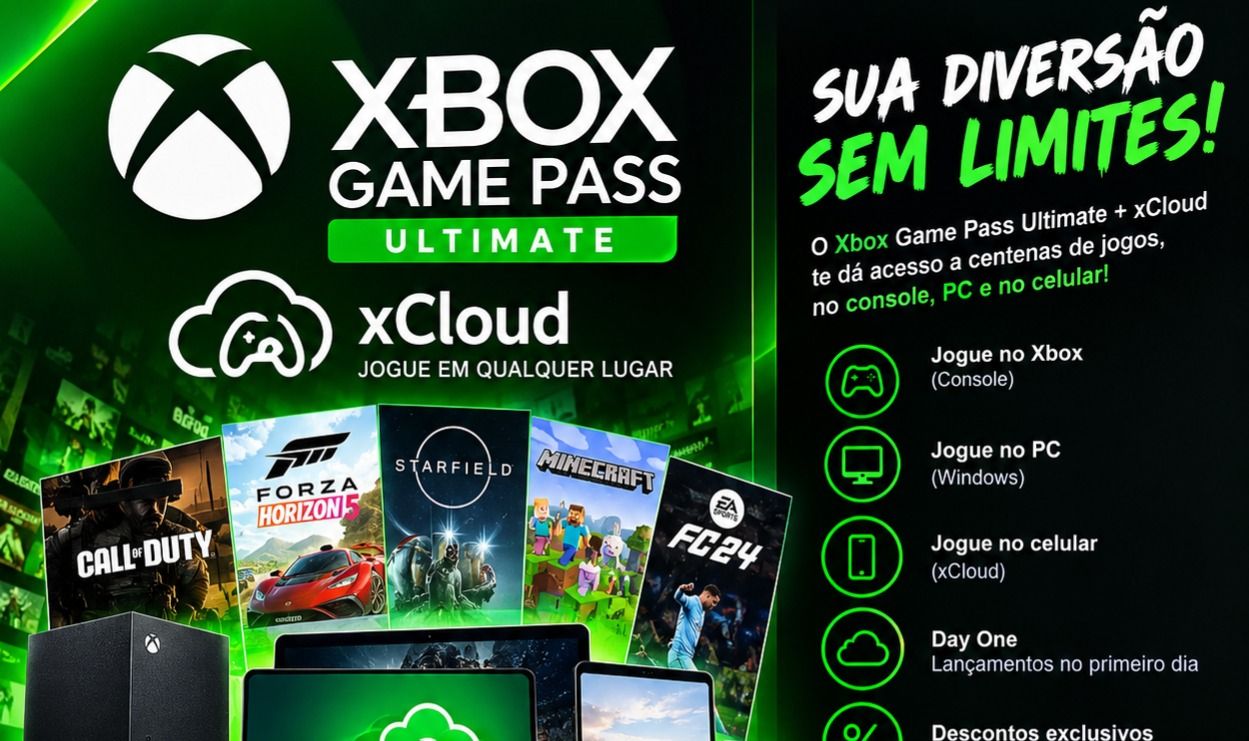 Conta game pass ultimate xcloud