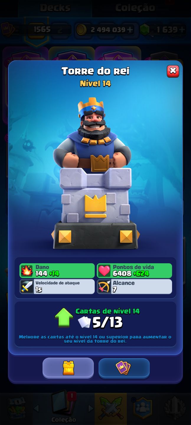 Conta de Clash Royale