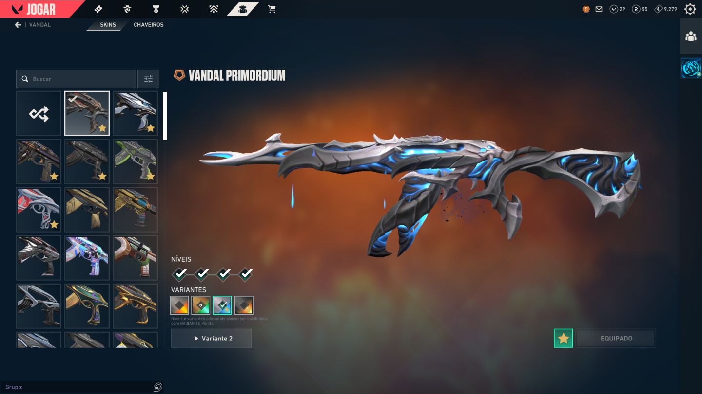 Conta Valorant com Skins - 3.1K Gastos