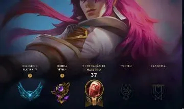 Conta platina 3 mmr alto, 71% de win rate e 13 mil essencias azuis