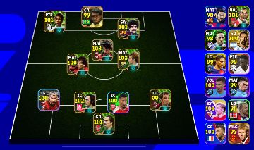 Conta Efootball Full Cartas