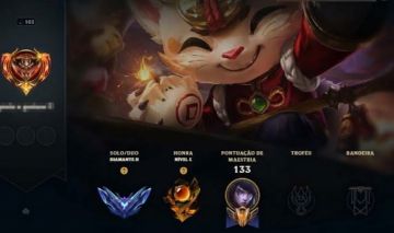 Conta LOL Diamante Com Skin Udyr Guardiao Espiritual