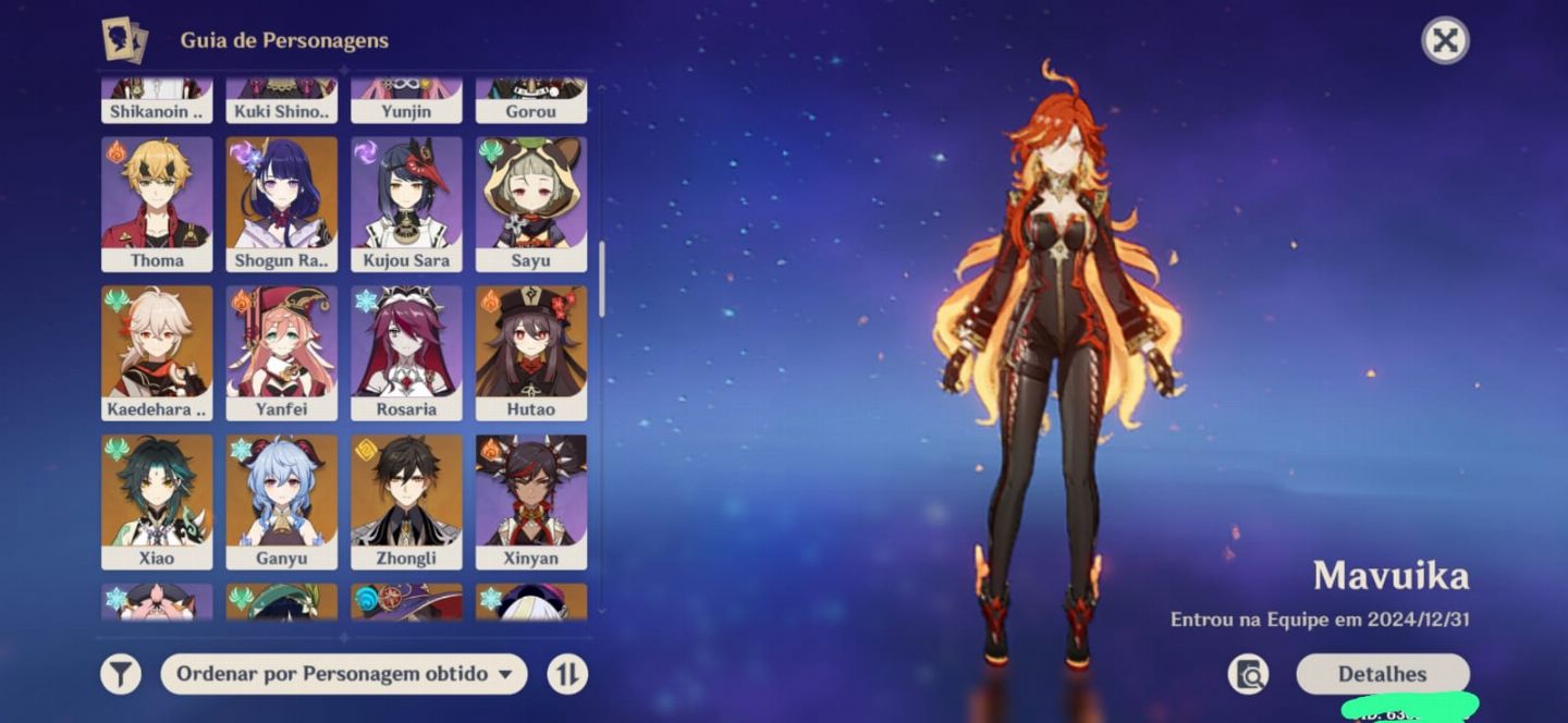 Conta de genshin impact end game 25+ T5 !!