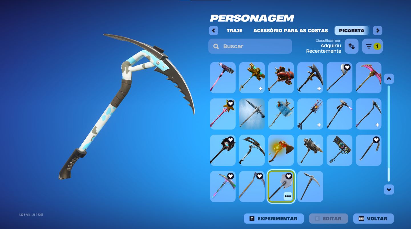 Conta Fortnite com 190+ Skins e 90+ Picaretas