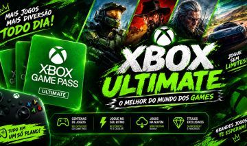 30 DIAS(+BRINDE)XBOX GAME PASS ULTIMATE - PC/CONSOLE/NUVEM(XCLOUD)