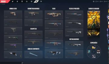 VALORANT CONTA COM SKINS RARAS | VANDAL FLORÉTÉREA, ONETAP E SHERIFF ONETAP