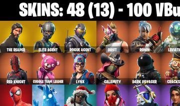 48 Skins | The Reaper Ceifador Atemporal Rogue Agent Fresh e Muito +