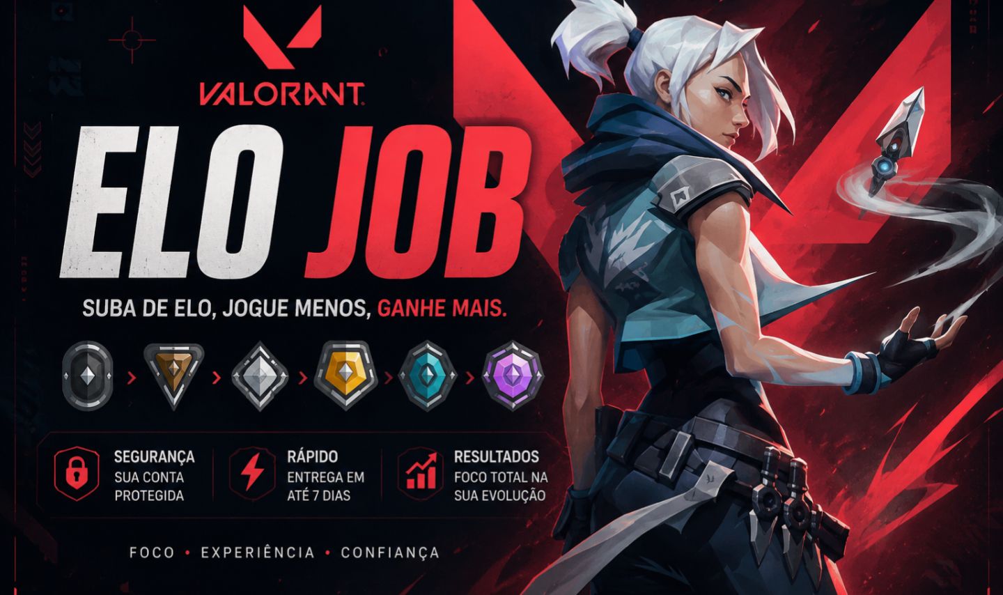 SUBA DE ELO NO VALORANT | ELO JOB RAPIDO E SEGURO