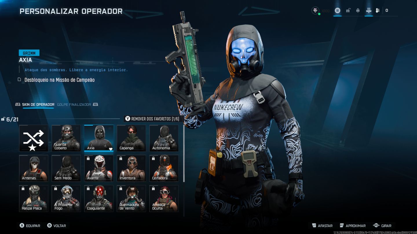 Conta de warzone level 1000