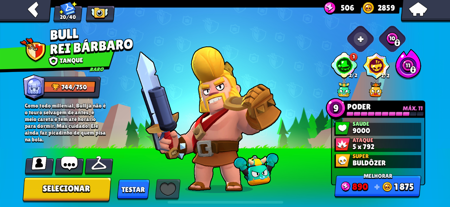 CONTA DE BRAWL STARS AVANÇADA 50K DE TROFEUS!
