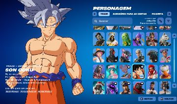 >>Conta Fortnite | 98 Skins | Son Goku | Entrega automática!