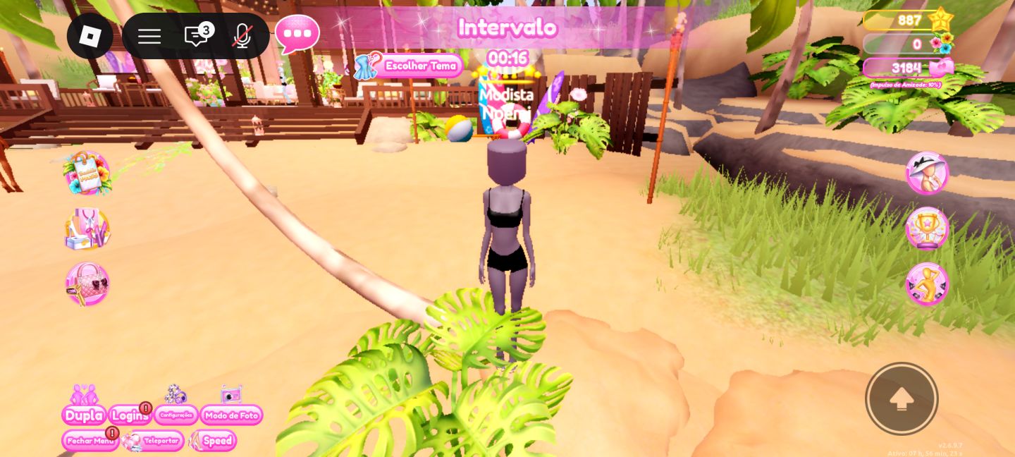 CONTA EXCLUSIVA ROBLOX: FASHION FACE + VIP NO DRESS TO IMPRESS!
