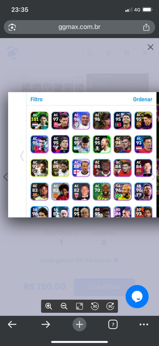Conta de efootball muito rara desdo pes