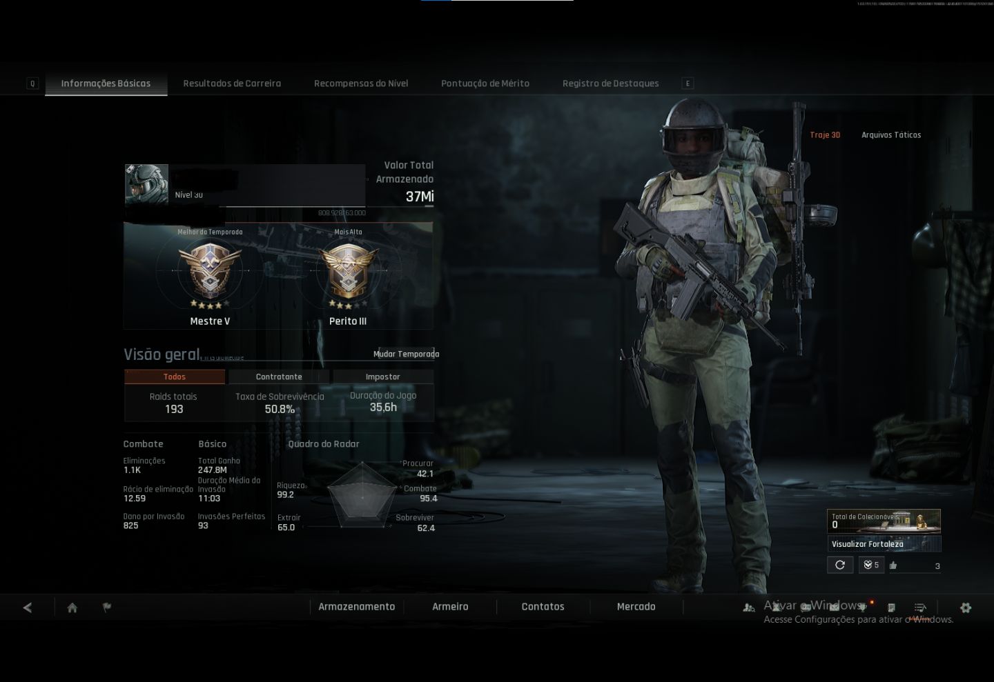 CONTA ARENA BREAKOUT INFINITE (PC) | LEVEL 30 | FULL ACESSO 40kk KOEN