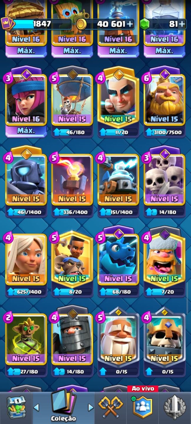 Clash royale - Conta única!