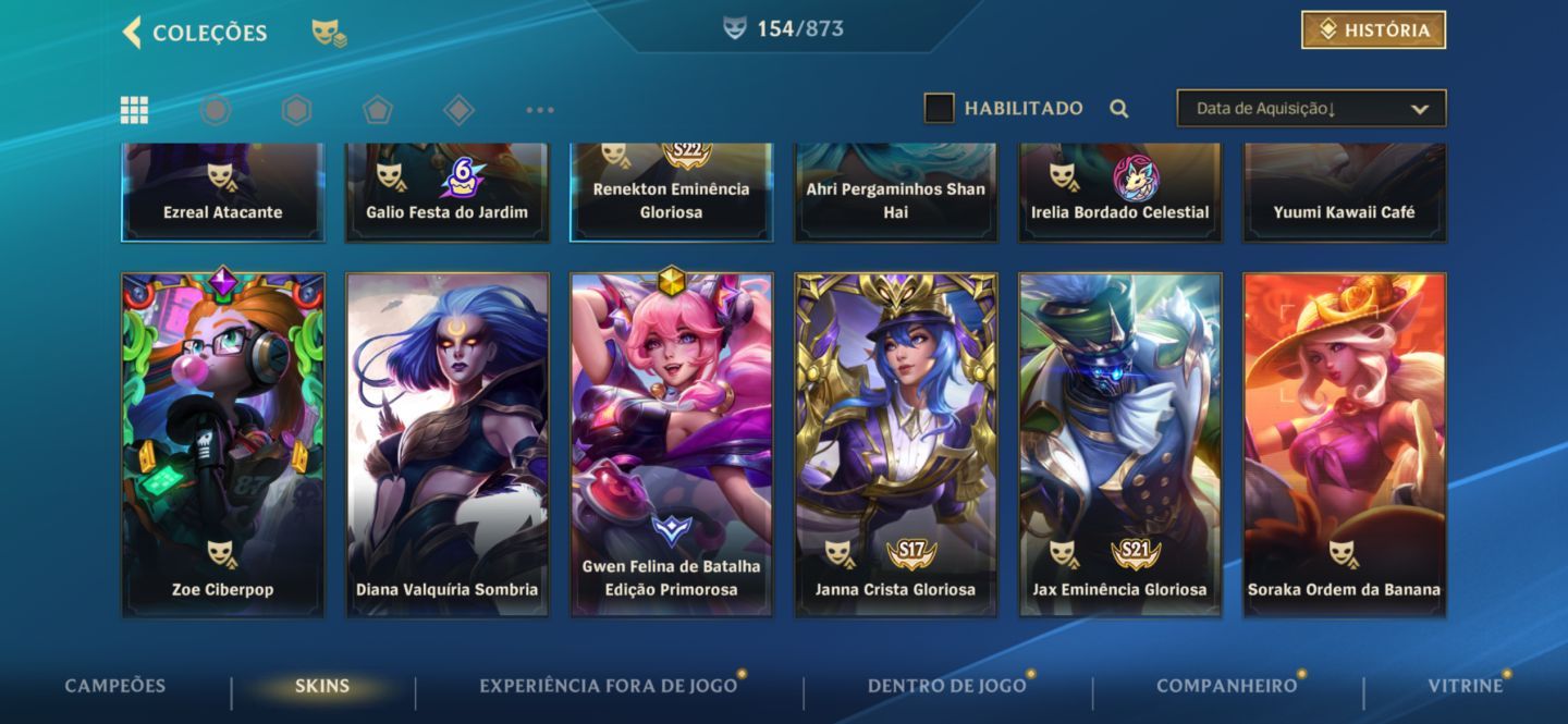 Conta Wild Rift