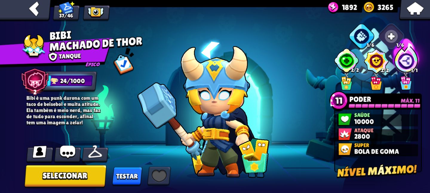Conta Brawl Stars 61.618 Troféus, 107 Brawlers e Muitas Skins!