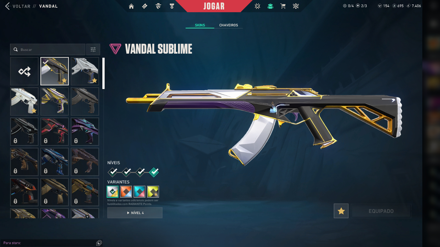 CONTA VALORANT ASCENDENTE 1 | Com várias Skins