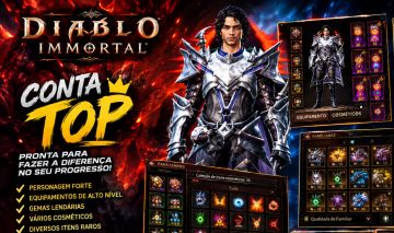 CONTA DIABLO IMMORTAL DE ALTO NÍVEL E MUITO PODER!