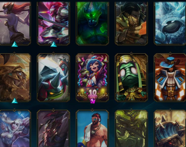 Conta lol esmeralda 4 80+ skins