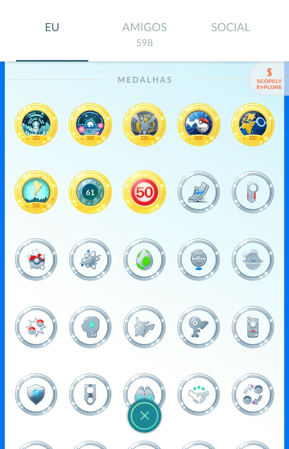 Conta Pokemon GO 2016