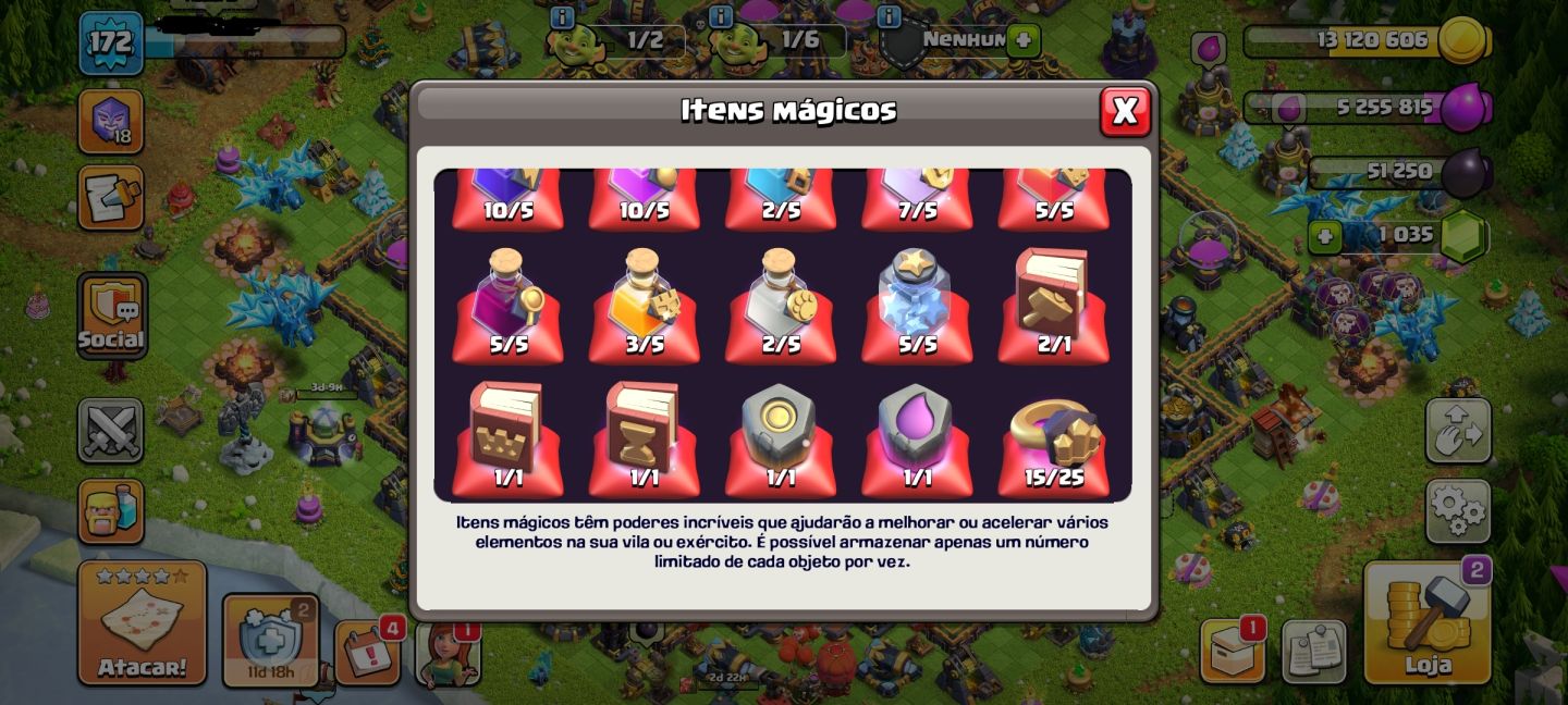 Clash of Clans | CV15 com LVL 172