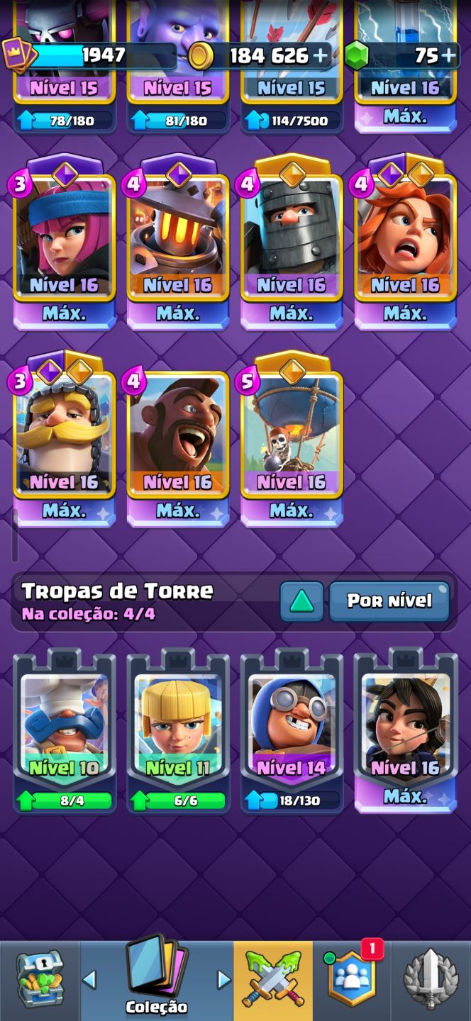 Conta Clash Royale Nível 16 | ! Conta Clash Royale Nível 16 | Desde 2018