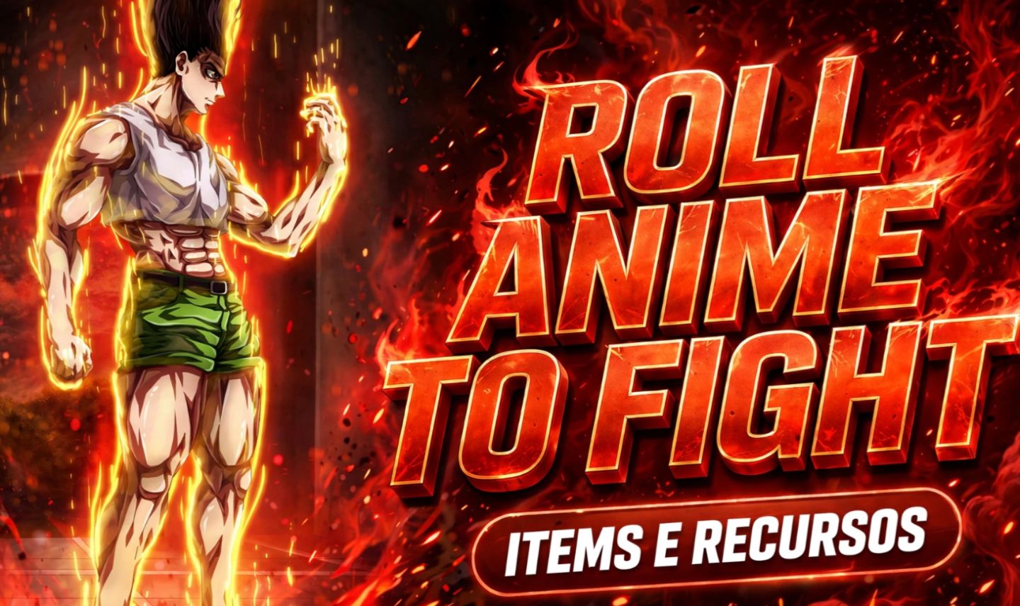 [PROMOÇÃO] ROLL ANIME TO FIGHT/ROLE ANIME PARA LUTAR, ITENS E PERSONAGENS META!!