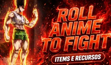 [PROMOÇÃO] ROLL ANIME TO FIGHT/ROLE ANIME PARA LUTAR, ITENS E PERSONAGENS META!!