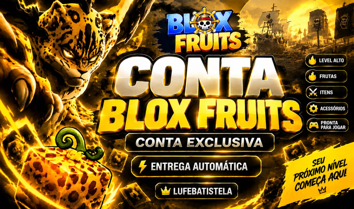 Conta Blox Fruits LVL 2800 + Tiger + Pole + Superhuman + Entrega Auto
