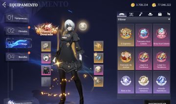 Conta Crystal of Atlan com 16k de Cristal e colab com Nier