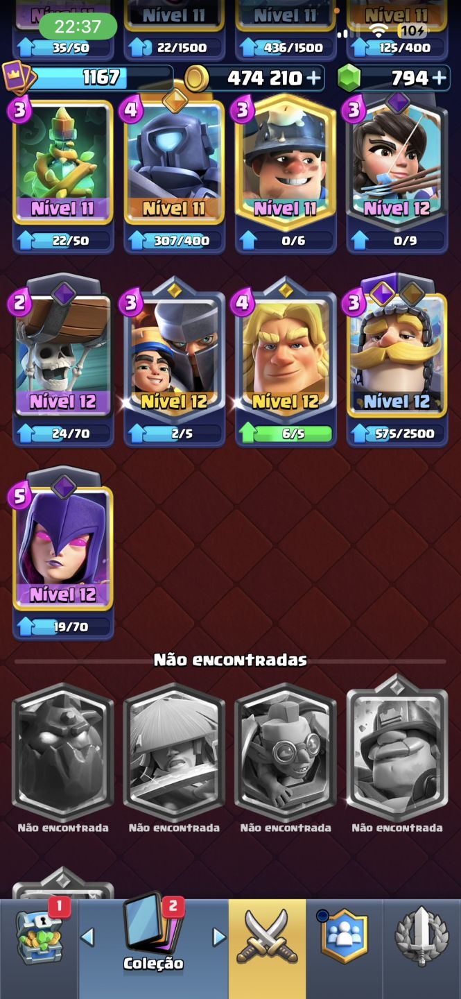 CONTA DE CLASH ROYALE Super Jogada(11 Anos de jogo)
