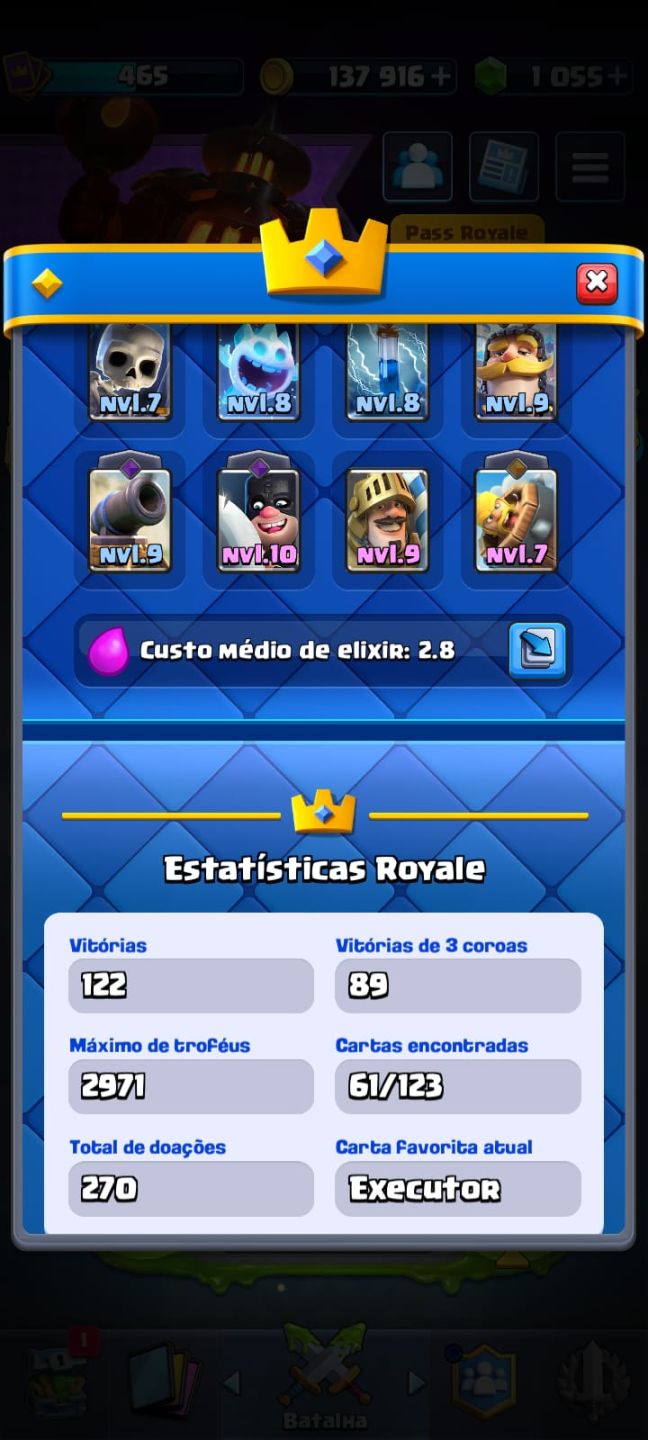 Essa conta de Clash Of Clans e Clash Royale junto! - FULL ACESSO - no preçinho!!