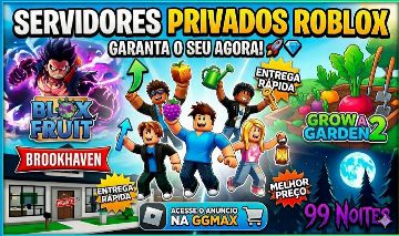 ROBLOX - SERVIDOR PRIVADO PARA QUALQUER JOGO DA SUA ESCOLHA