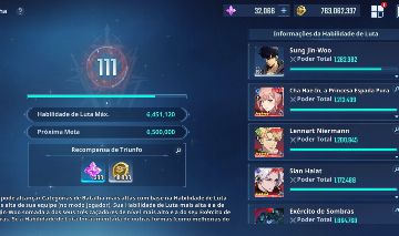 Conta solo leveling arise top faz quase tudo no jogo