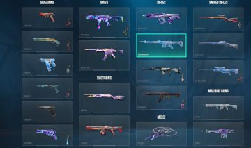 CONTA DE VALORANT COM DIVERSAS SKINS.