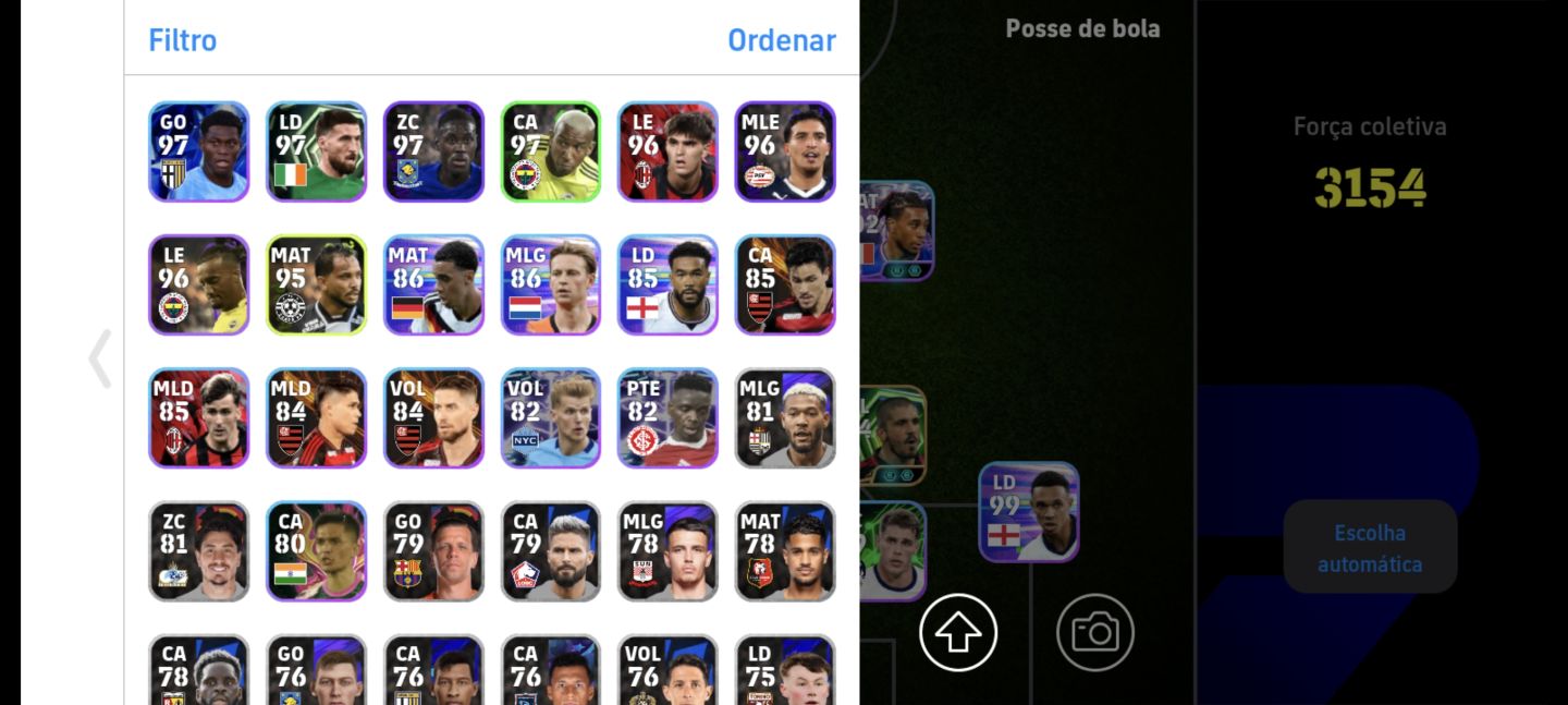 CONTA BRABA DE EFOOTBALL MEIO CAMPO PERFEITO, INIESTA 106