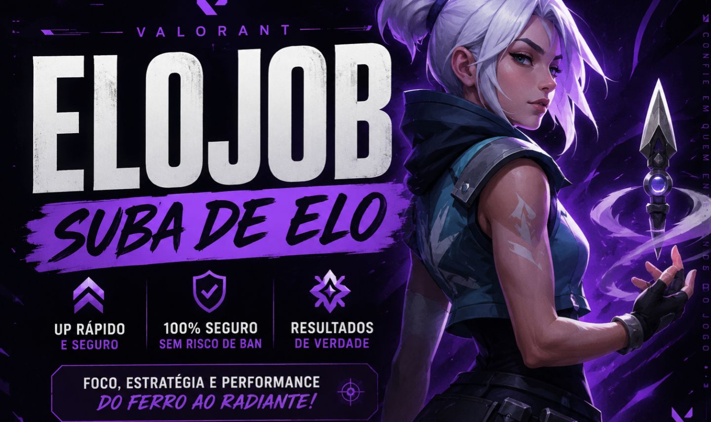 ELOJOB - DUOBOOST - SUBA DE RANK RAPIDO - VALORANT PROMOÇAO INICIO DE ATO