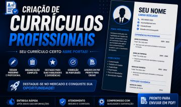 Criação de Currículos Profissionais