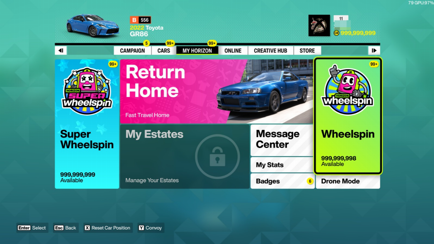 [PC/XBOX/PS5 e+] (Carros roletas)+1Bi CREDITOS FORZA HORIZON 5 e 6[MELHOR PREÇO]