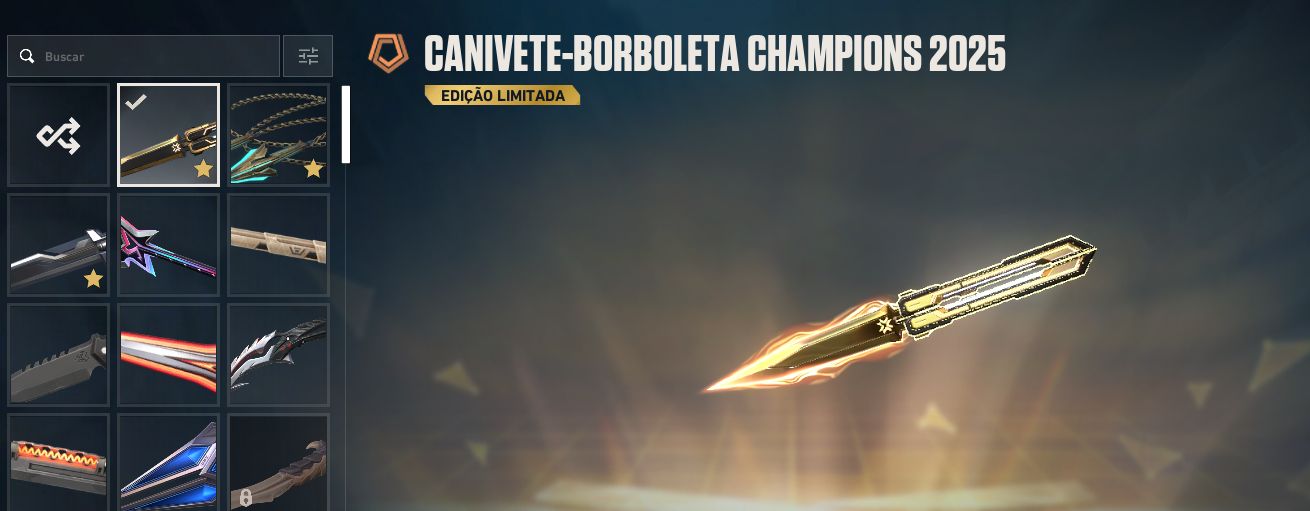 Conta Valorant, platina 2 com 81 SKINS! Champions 25 e 26