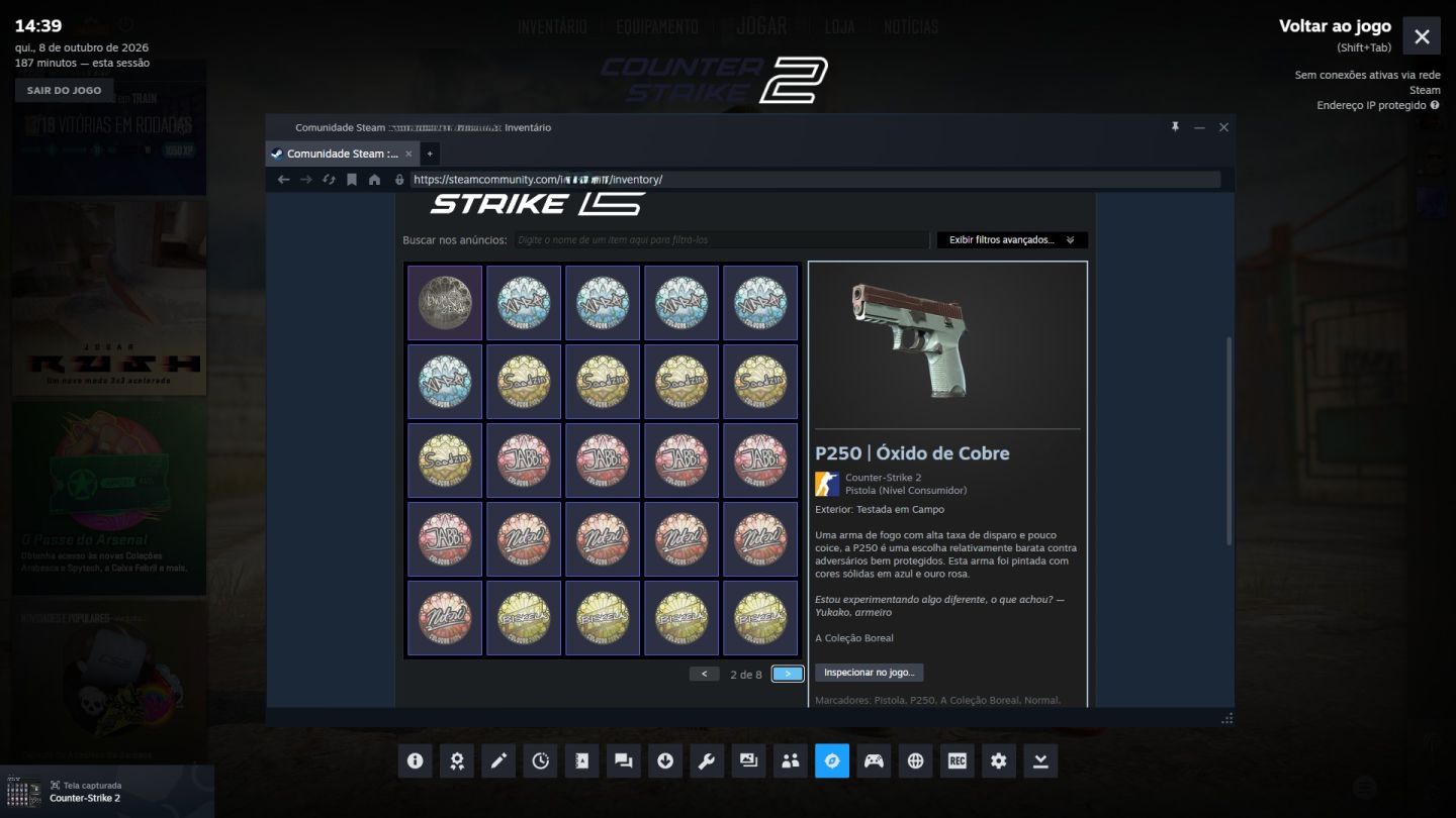 CONTA CS2 PRONTA PARA MAIN | 4 MEDALHAS | +125 VITÓRIAS NA TEMPORADA
