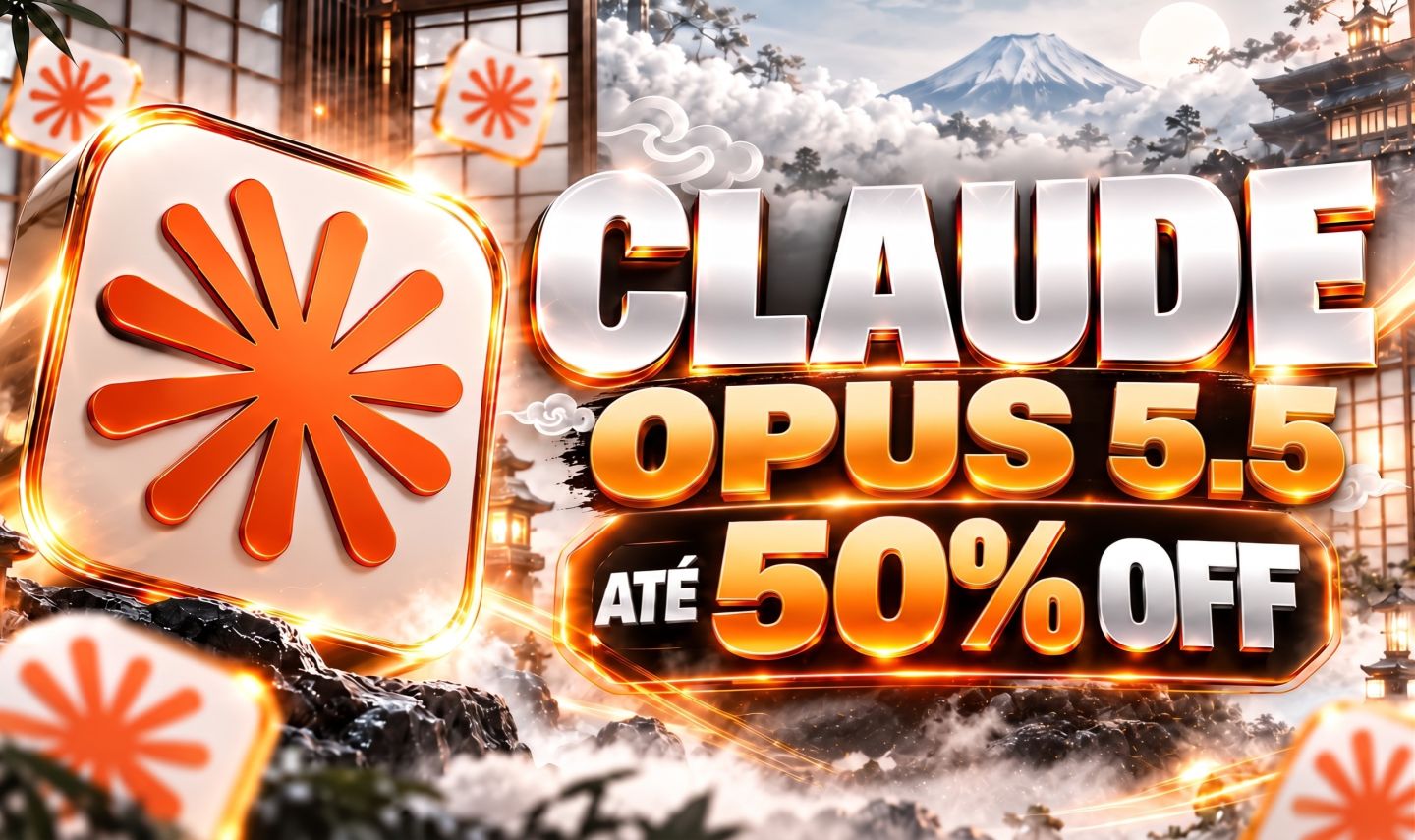 [MENOR PREÇO] CLAUDE OPUS 5.5 | ATÉ 50% OFF | API | 30 DIAS GARANTIA