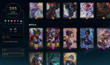 CONTA LOL LVL 1300, MASTER, EX GM, 395 skins, aceito negociações